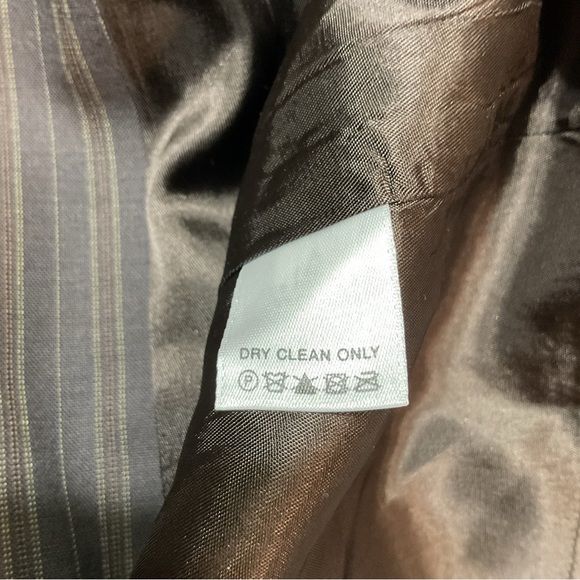 Laundry by Shelli Segal Brown Pinstripe Blazer - Picture 6 of 6